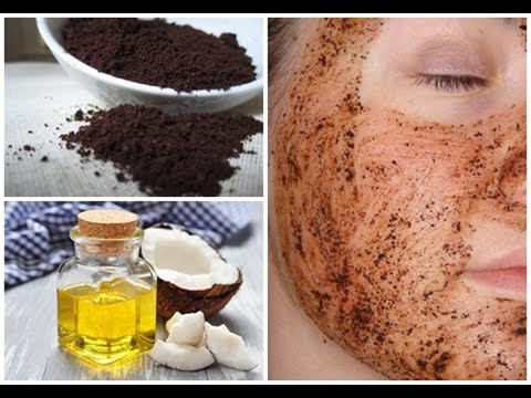 Tẩy tế bào chết bằng bã cà phê và dầu dừa